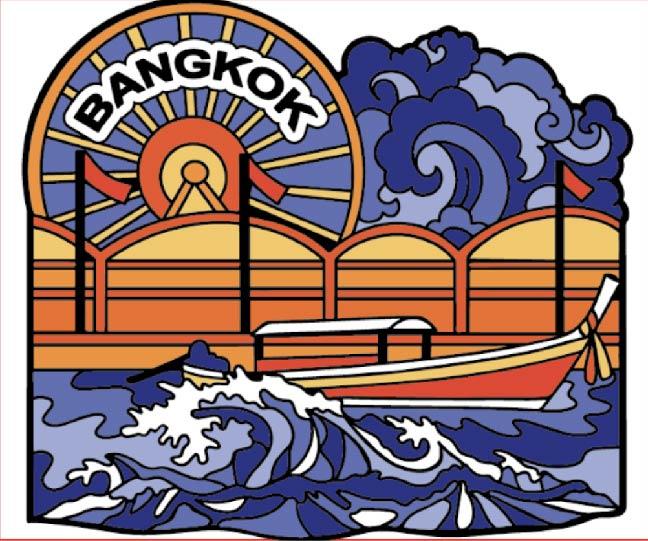 Bangkok Solid Magnet Nouveau asiatique