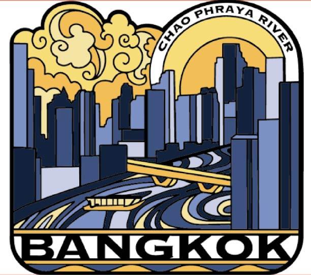 Bangkok Solid Magnet Nouveau chaophraya river