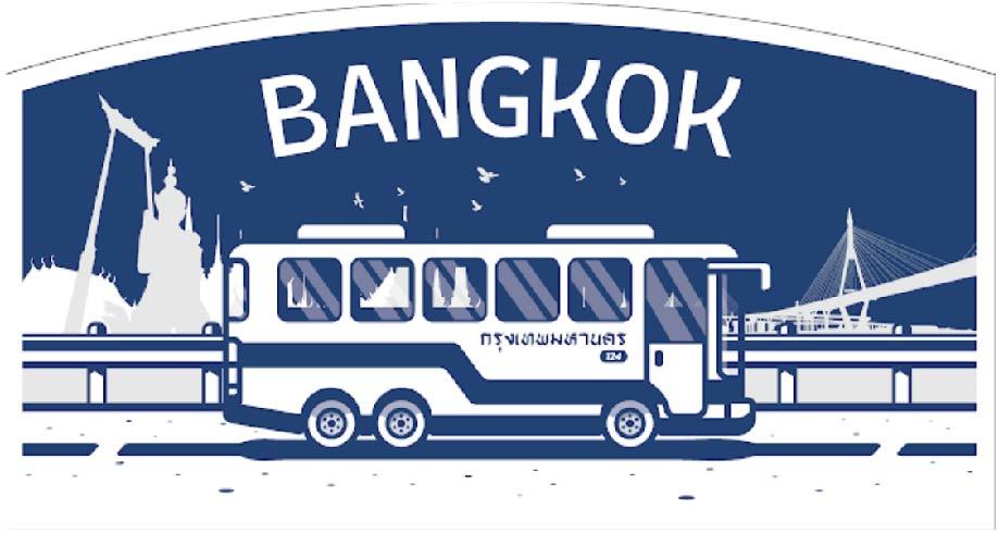 Bangkok Zinc Magnet Flat bus bangkok