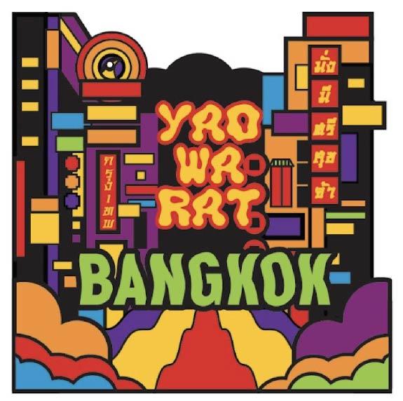 Bangkok PVC Magnet Psychedelique yaowarat