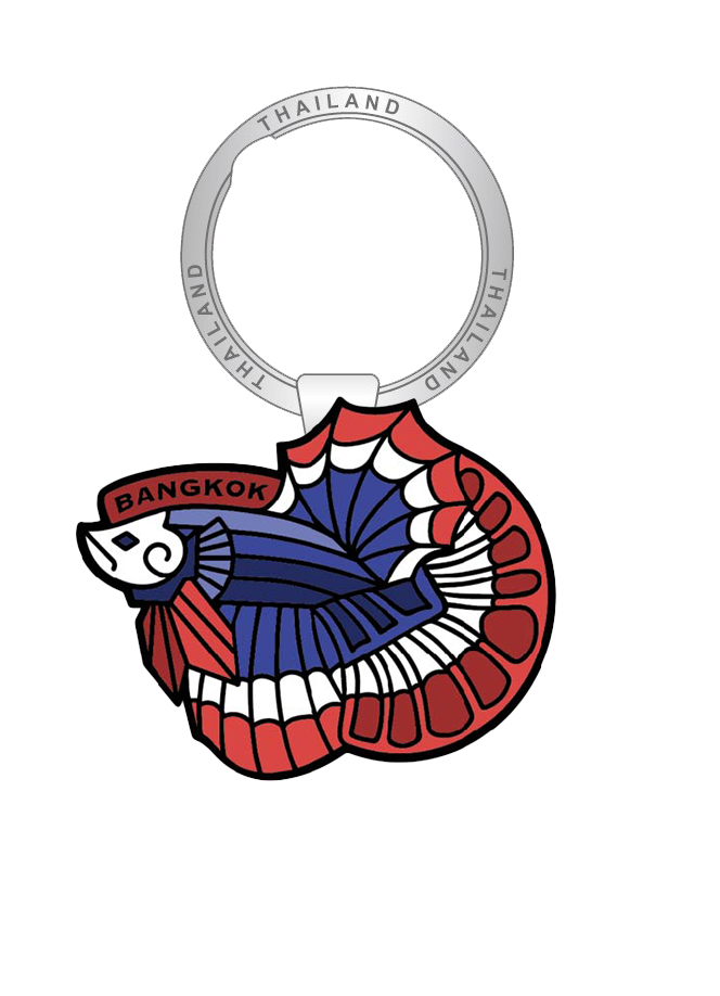 Bangkok Solid Keychain Deco betta