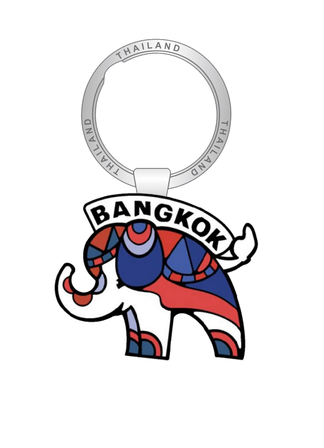 Bangkok Solid Keychain Deco elephant