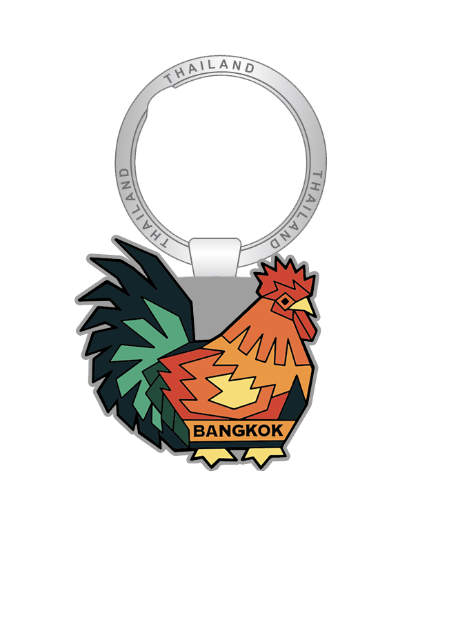 Bangkok Solid Keychain Deco bantam