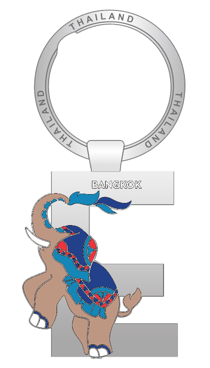 Bangkok Solid30 Keychain E