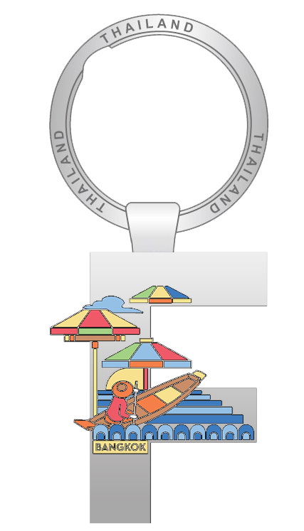 Bangkok Solid30 Keychain F