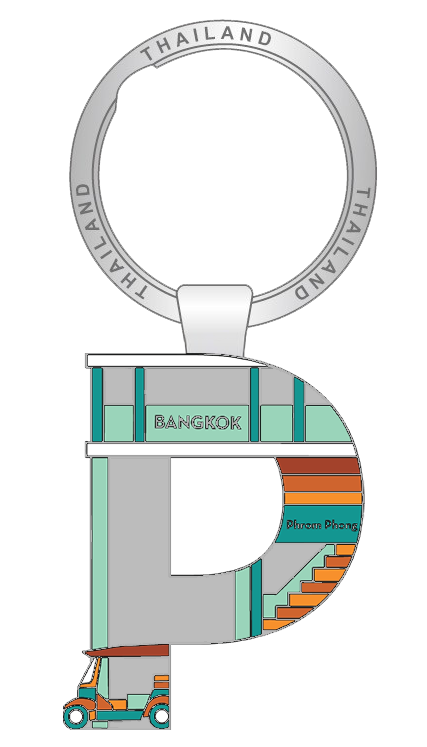 Bangkok Solid30 Keychain P