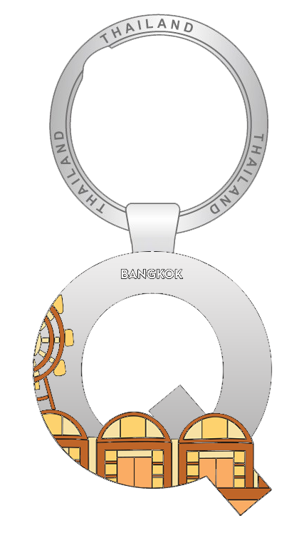Bangkok Solid30 Keychain Q