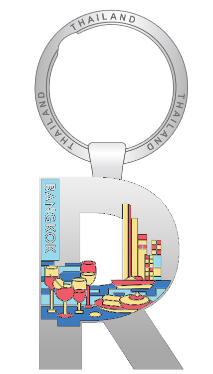 Bangkok Solid30 Keychain R