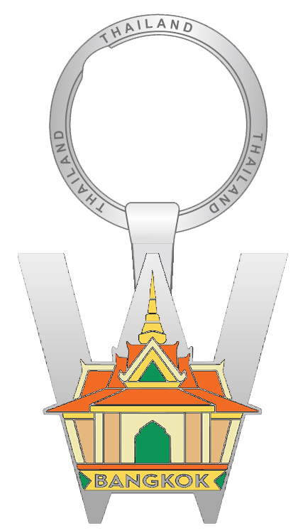 Bangkok Solid30 Keychain W