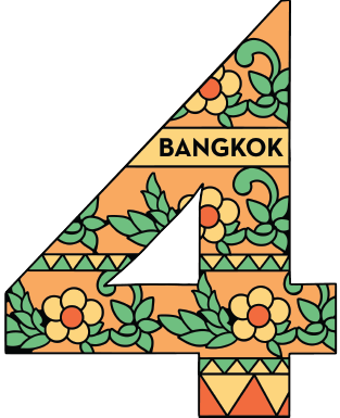 Bangkok Solid30 Keychain Number 4