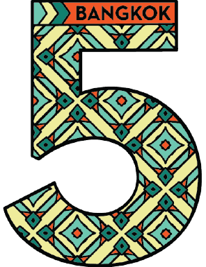 Bangkok Solid30 Keychain Number 5