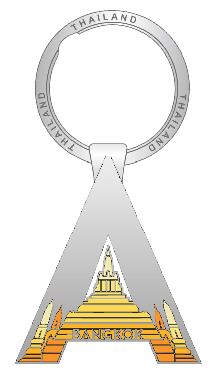 Bangkok Solid30 Keychain A
