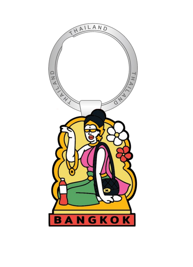 Bangkok Solid Keychain Whimsical nang kwak