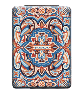 Bangkok Pocket Mirror Rectangle Nouveau bird