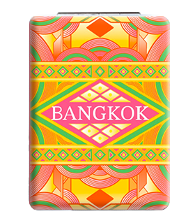 Bangkok Pocket Mirror Rectangle Deco Fan