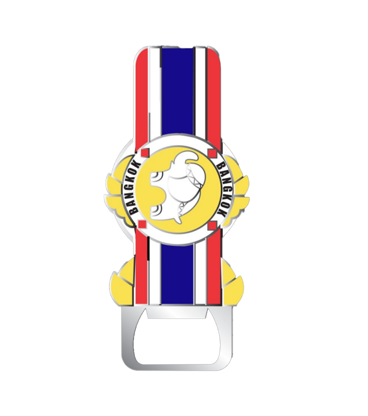 Bangkok Solid50 Magnet Opener elephant thaiflag