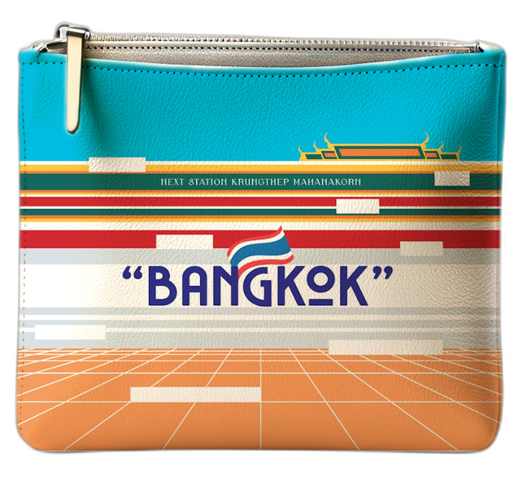 Bangkok Pouch Flat Thai temple