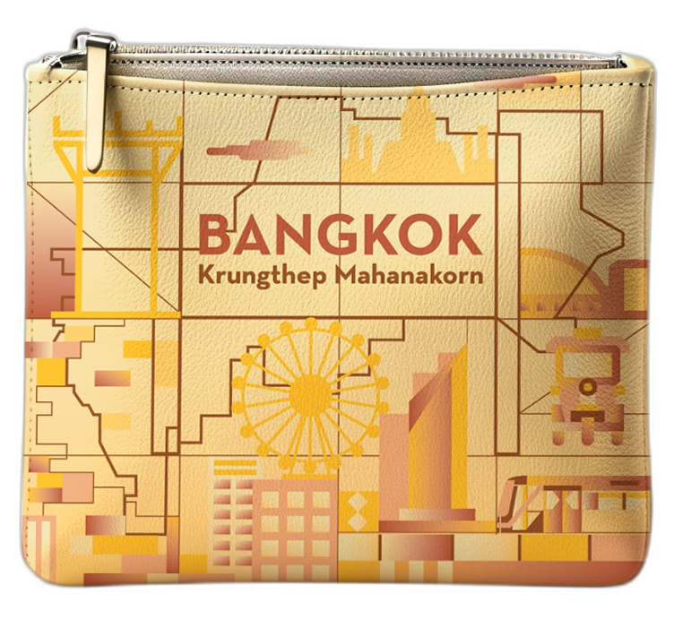 Bangkok Pouch Deco Yellow Bangkok