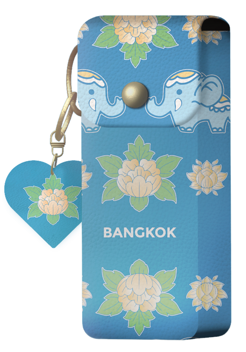 Bangkok Lip Case Whimsical Jasmine