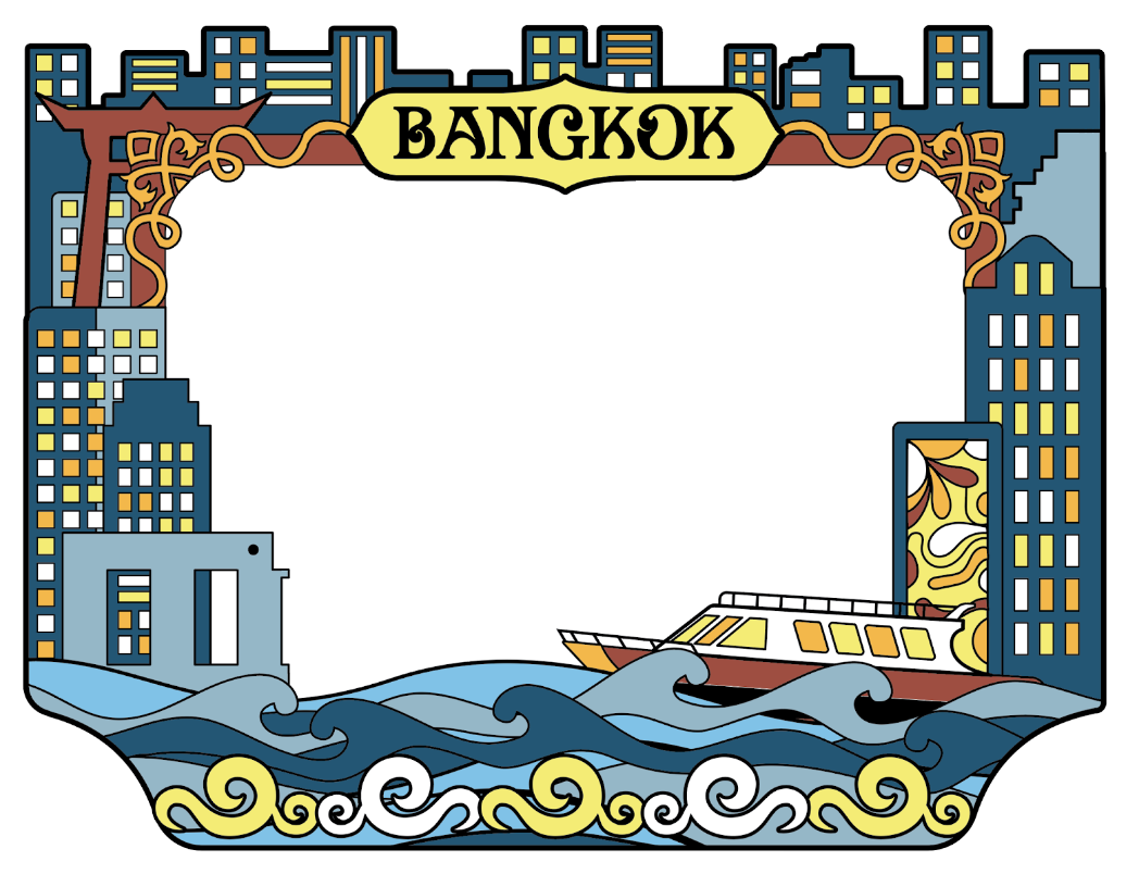 Bangkok Solid Standing Frame Nouveau Building