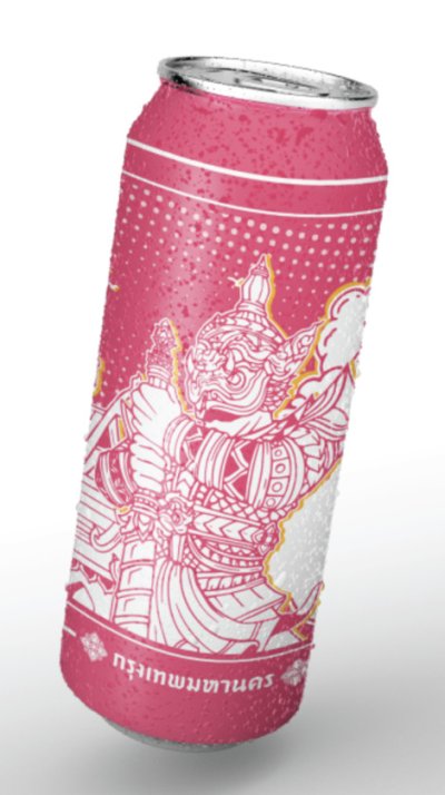Bangkok Bottle Retro Pink Giant