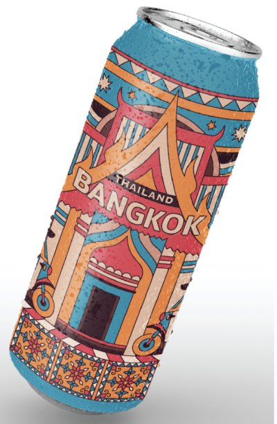 Bangkok Bottle Deco Mix Pattern