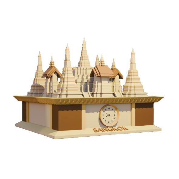 Bangkok  Resin Mockup  Deco Wat Arun