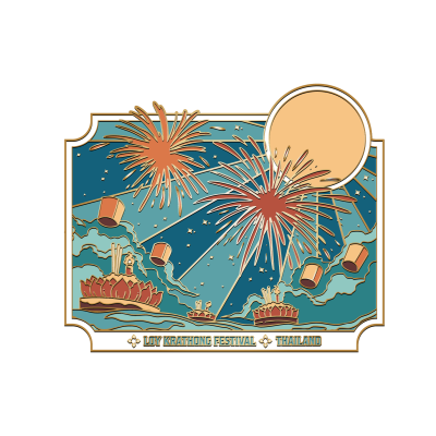 EM Mag loy krathong firework