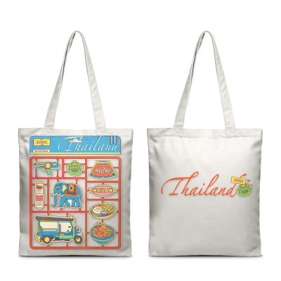 TH tote calico thailand art toy