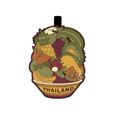 Thailand PVC Tag Bag Mix Fruits