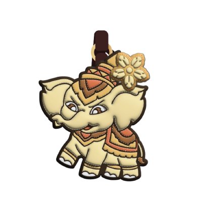 Thailand Relief leather PU Tag Bag Elephant