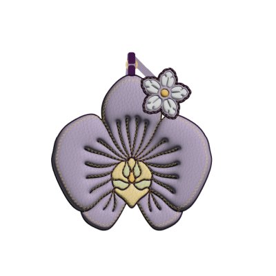Thailand Relief leather PU Tag Bag Jasmine