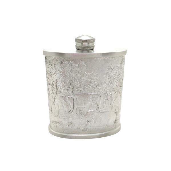 pewter flask 909A2