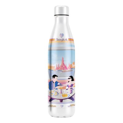 Bangkok Bowling Pin Tumbler Dinner with a river view