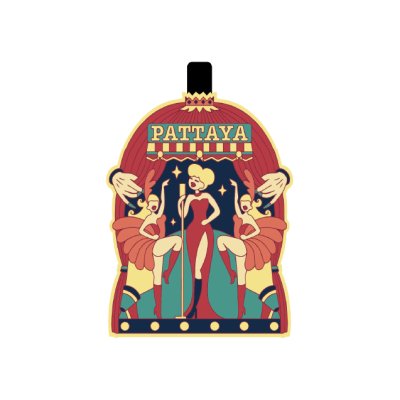 Pattaya PVC Tag Bag Cabaret Show