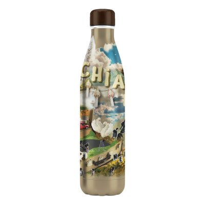 Chiang Mai Bowling Pin Tumbler Chiang Mai Old town Collage Art