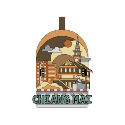 Chiang Mai PVC Tag Bag Nimman Chiang mai