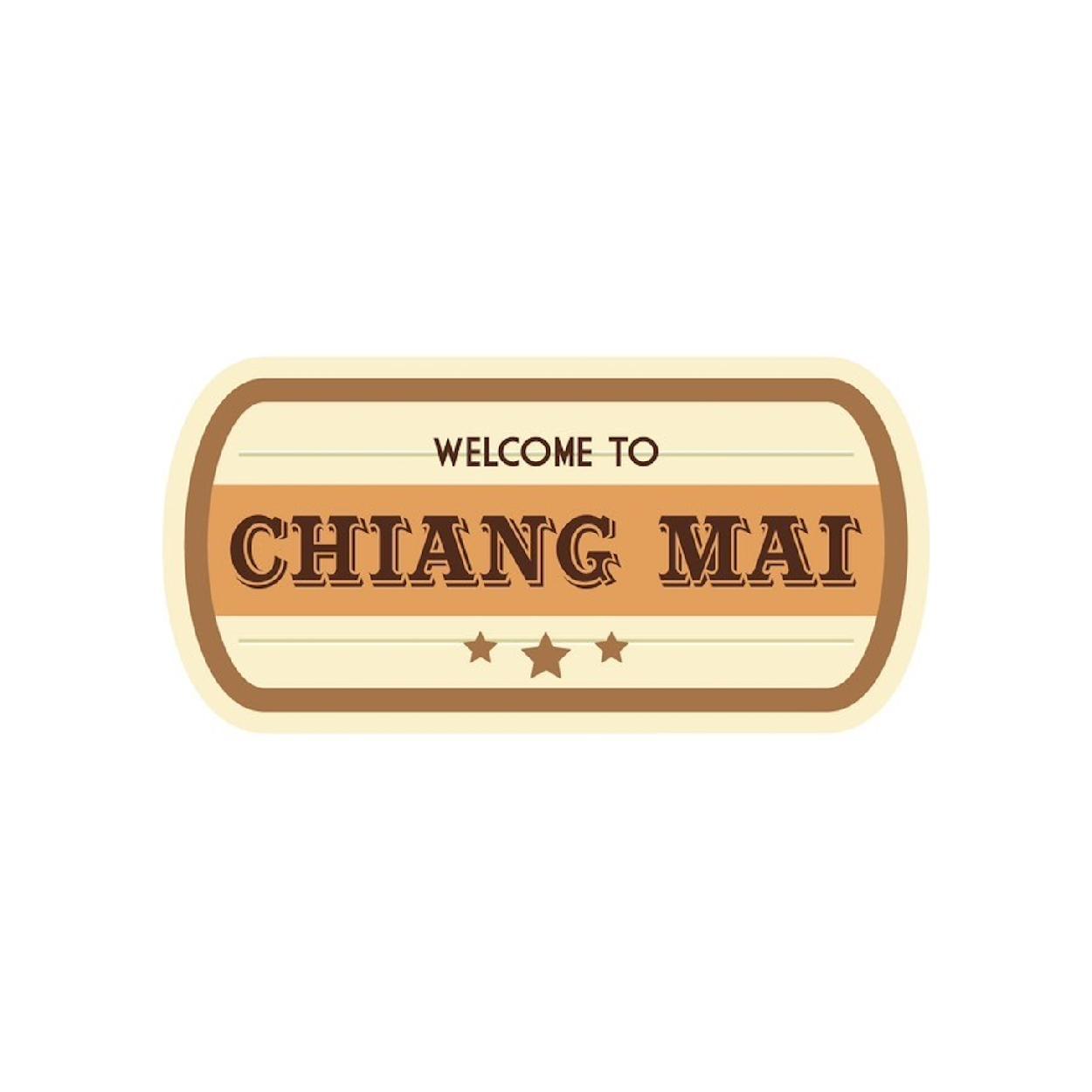 [20] Zinc Magnet Welcome to ChiangMai 2