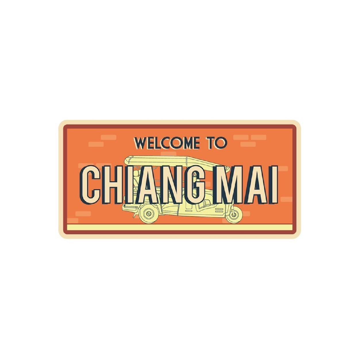 [28] Zinc Magnet Welcome to ChiangMai 4
