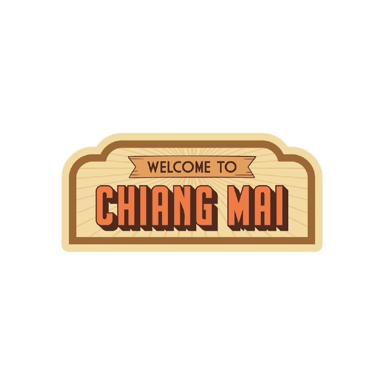 [30] Zinc Magnet Welcome to ChiangMai 5