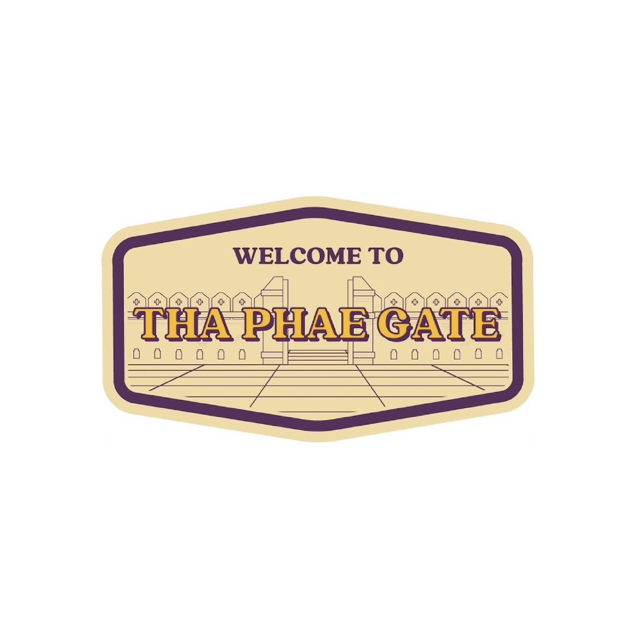 [32] Zinc Magnet Welcome To Thapae