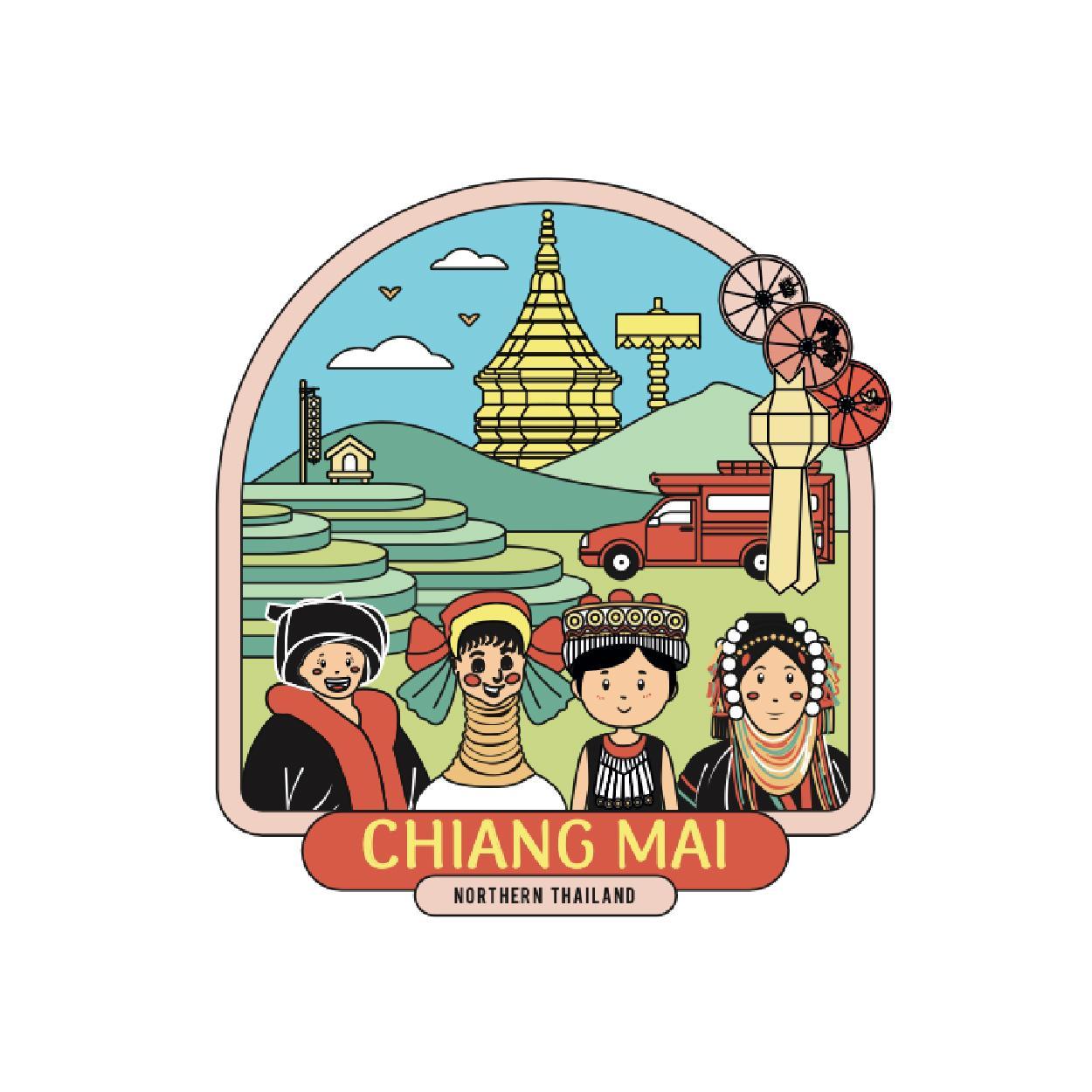 [54] Solid25 Magnet Chiangmai Freeform8