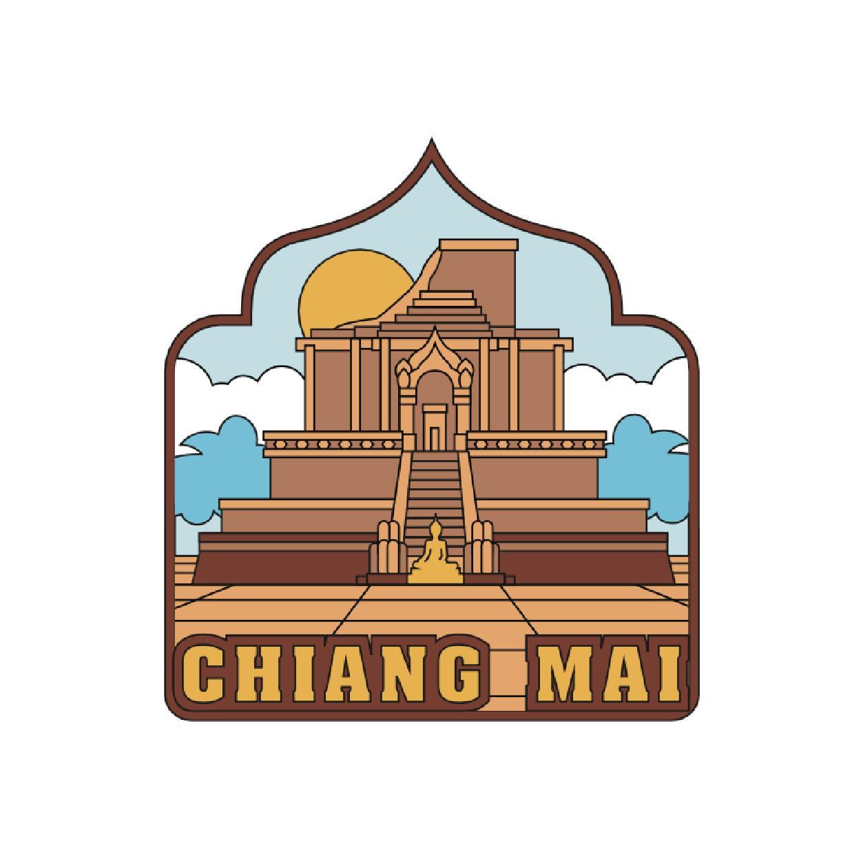 [59] Solid25 Magnet Chiangmai Wat Jedi Luang