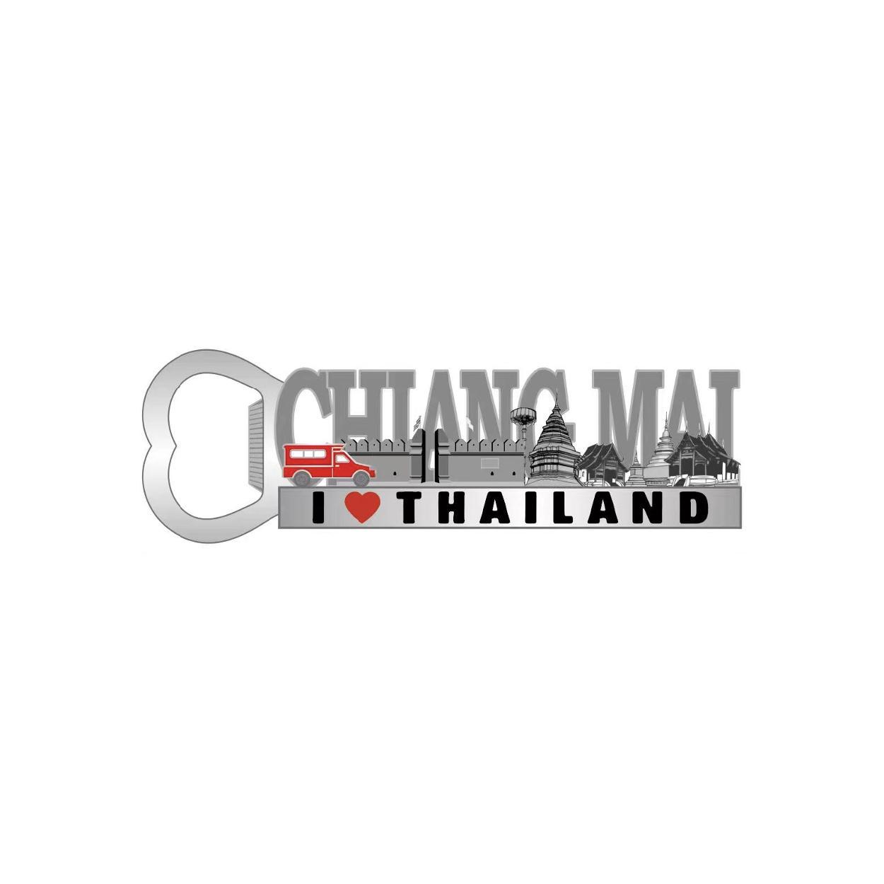 [67] Solid2540 Magnet Opener ChiangMai I Love TH