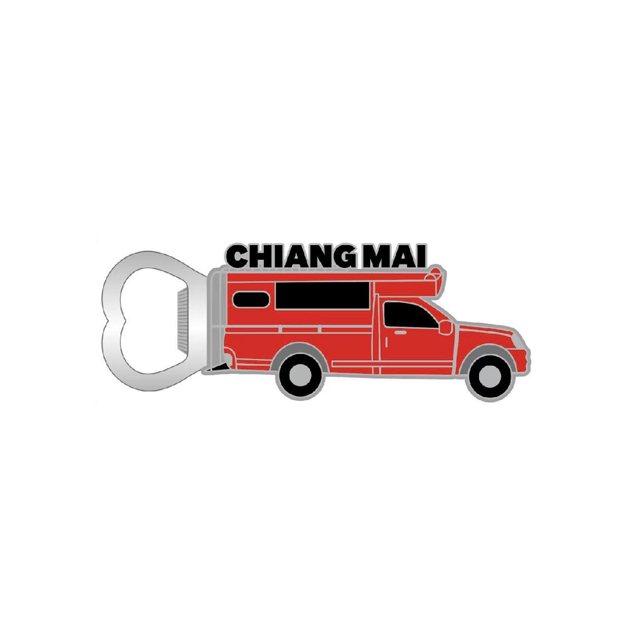 Solid2540 Magnet Opener ChiangMai Thai Flag