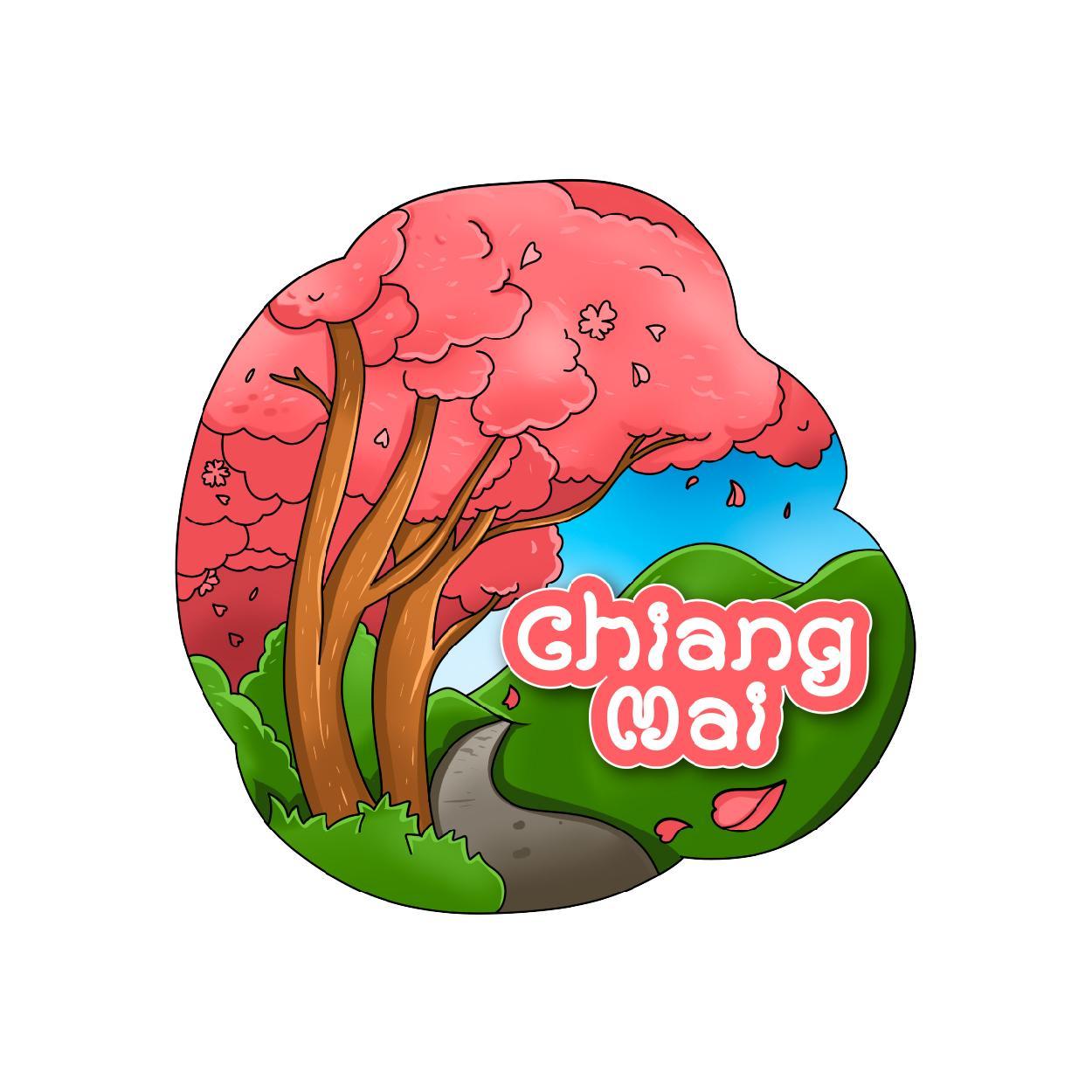 [72] Wood Magnet ChiangMai 1