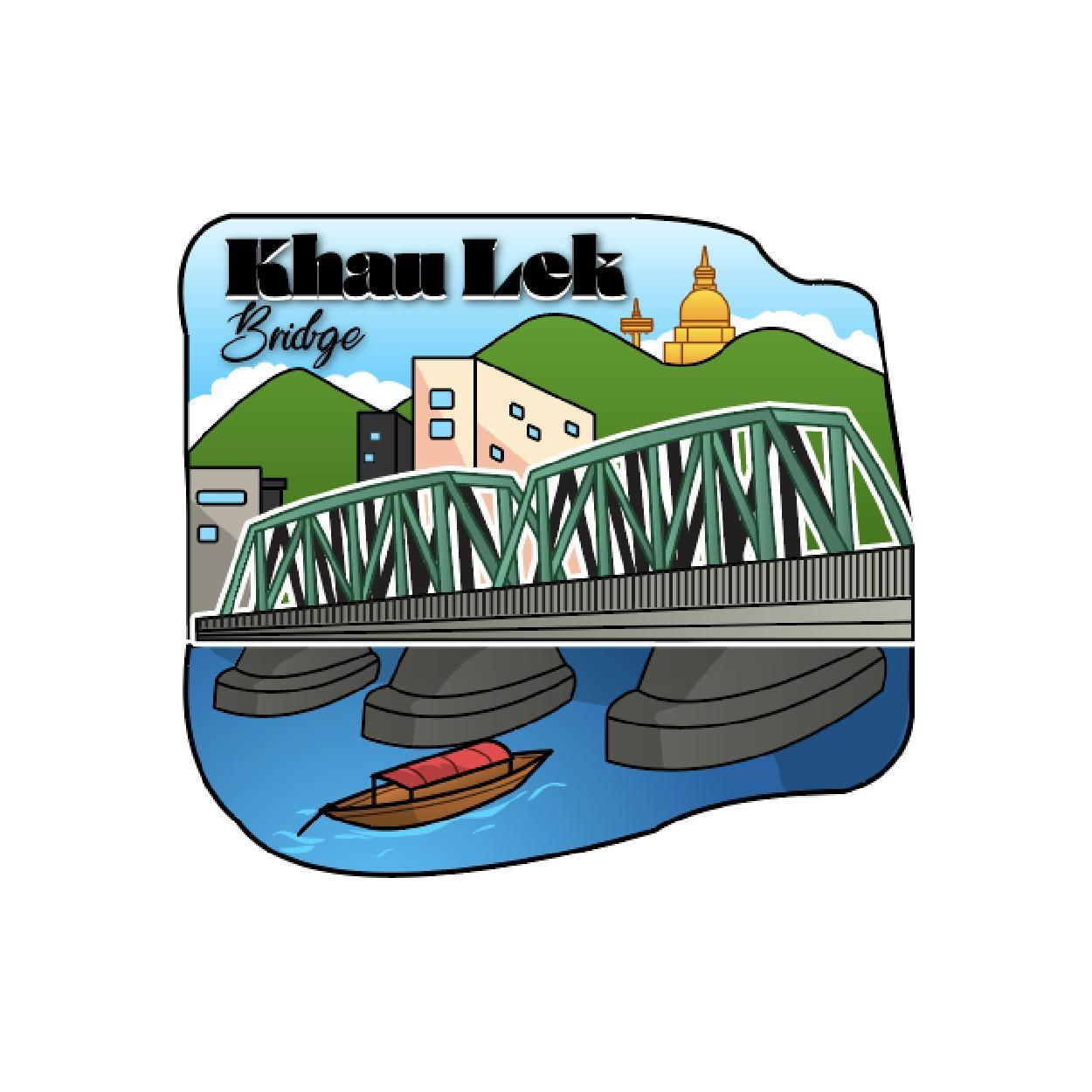 [82] Wood Magnet Khua Lek 1