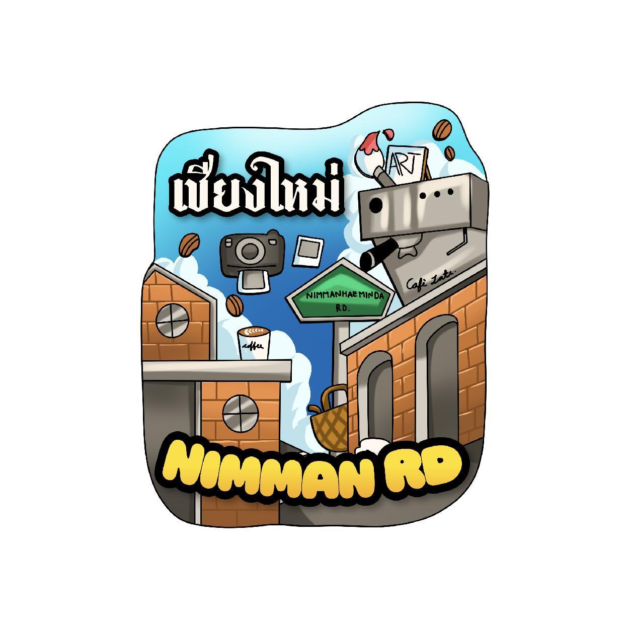 [88] Wood Magnet Nimman 2