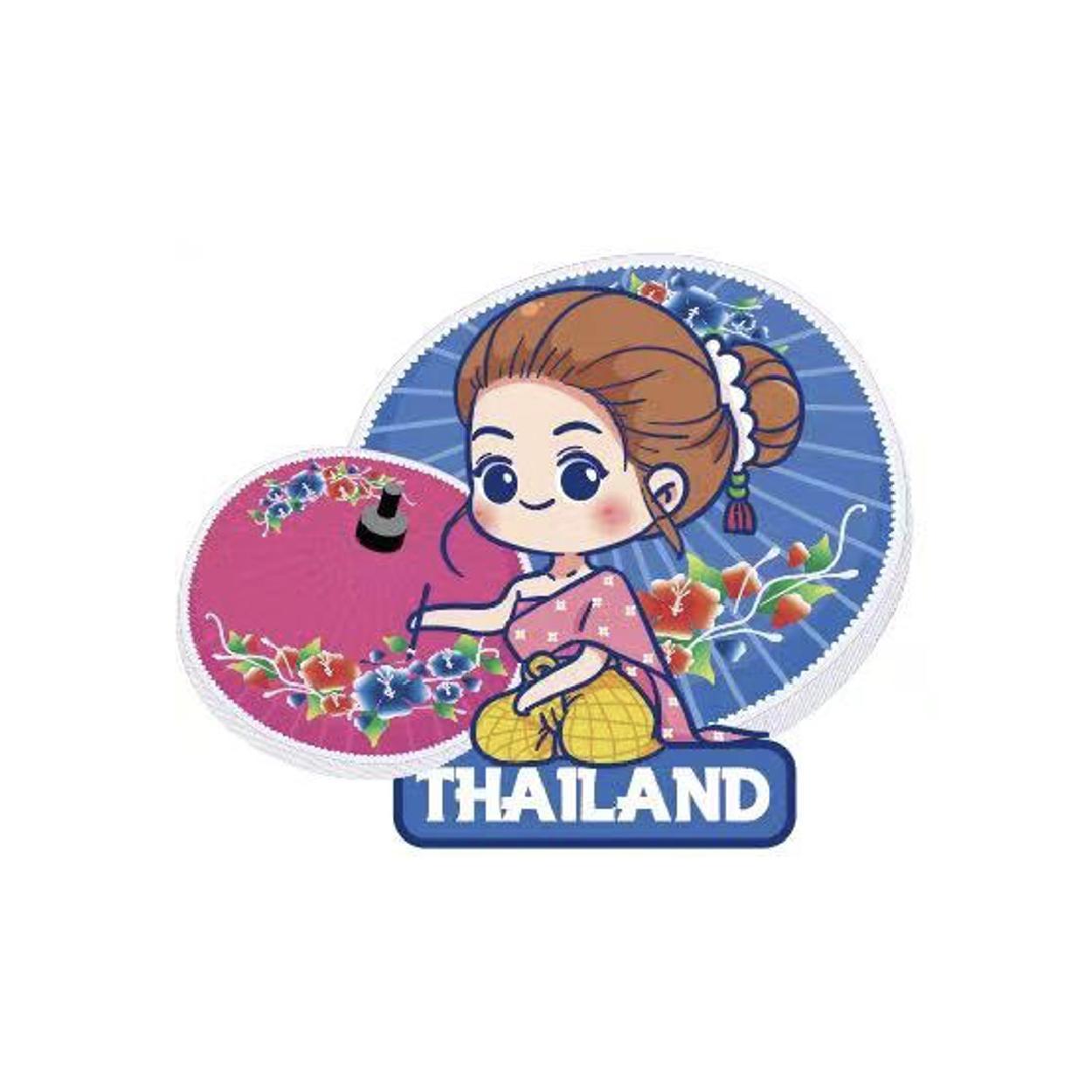 [94] Wood Magnet Thailand Umbrella