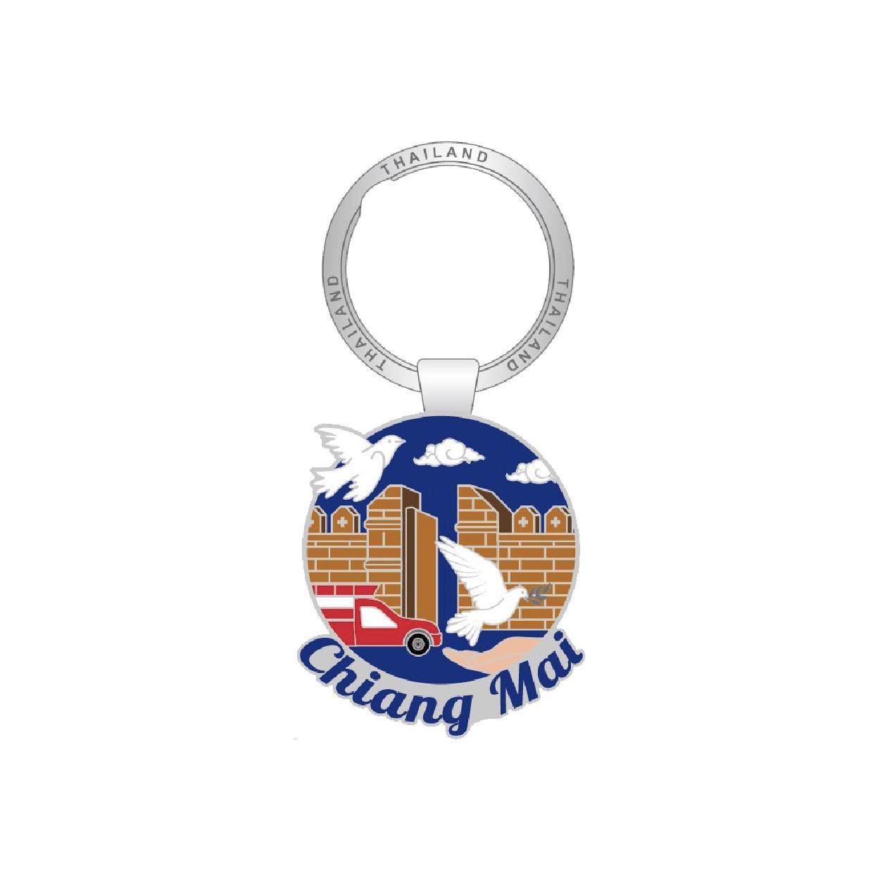 [107] Solid40 Keychain ThaPae Gate 2Birds